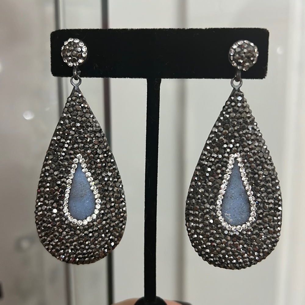 Crystal chandelier earrings